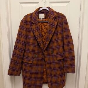 Evermore Style Plaid Coat from A New Day